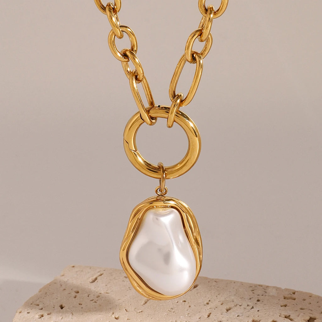 Veliora Pearl Chain Necklace ✨