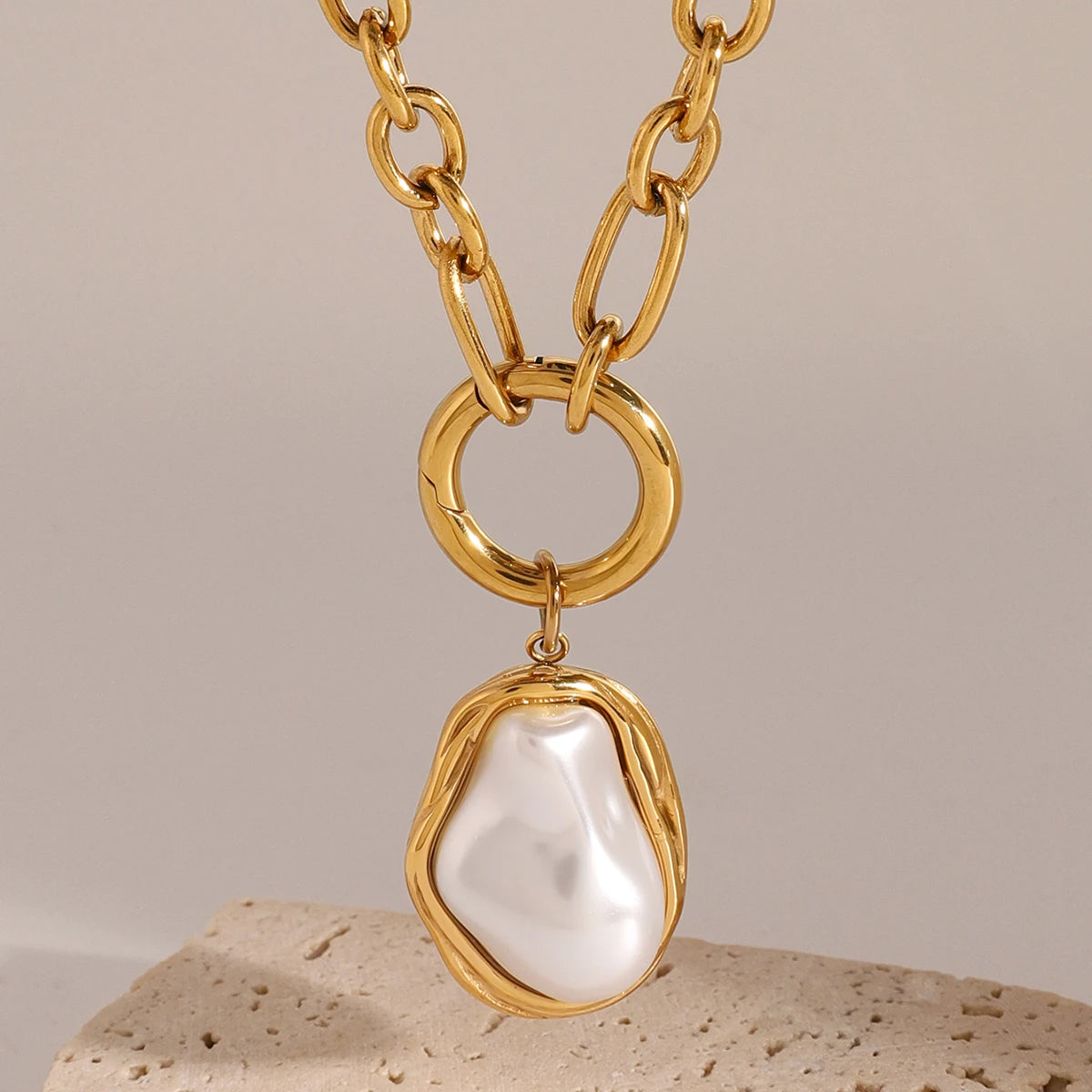 Veliora Pearl Chain Necklace ✨