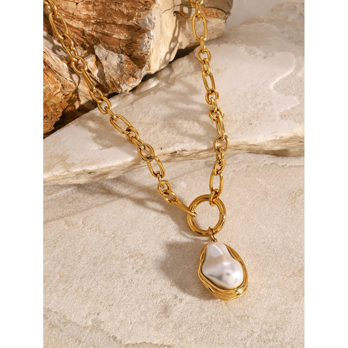 Veliora Pearl Chain Necklace ✨