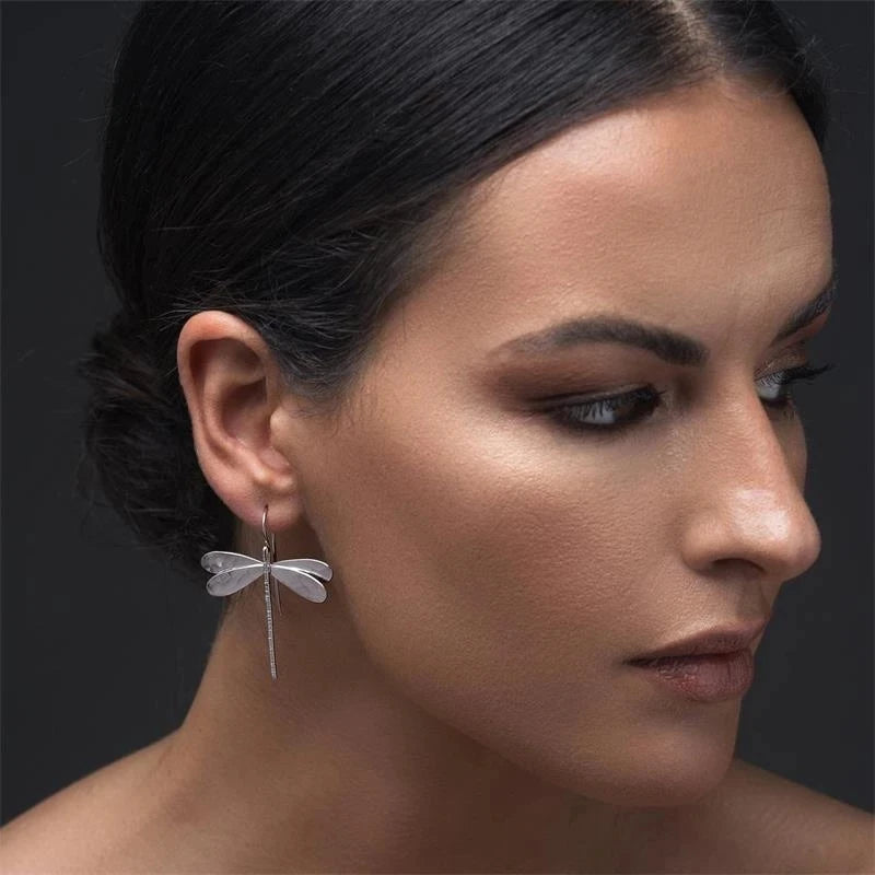Veliora Dragonfly Drop Earrings ✨