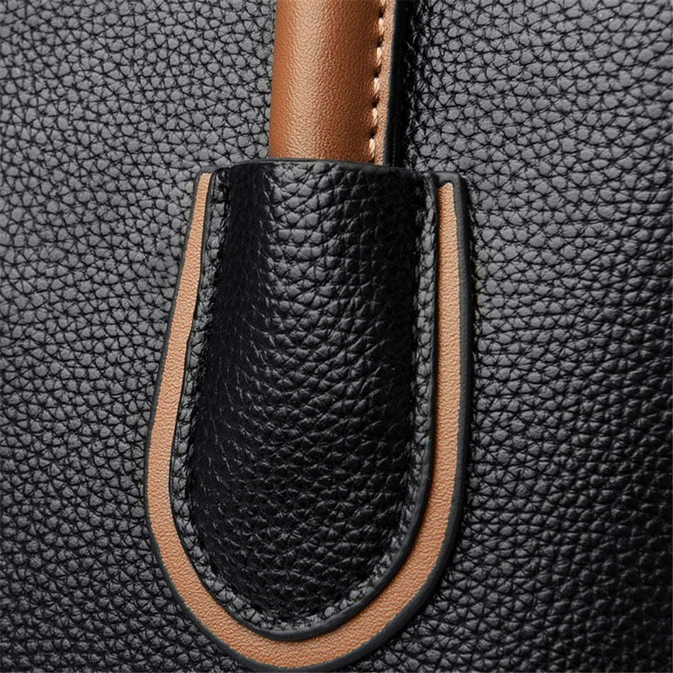 Veliora Double Layer Luxury Leather Tote Bag 👜