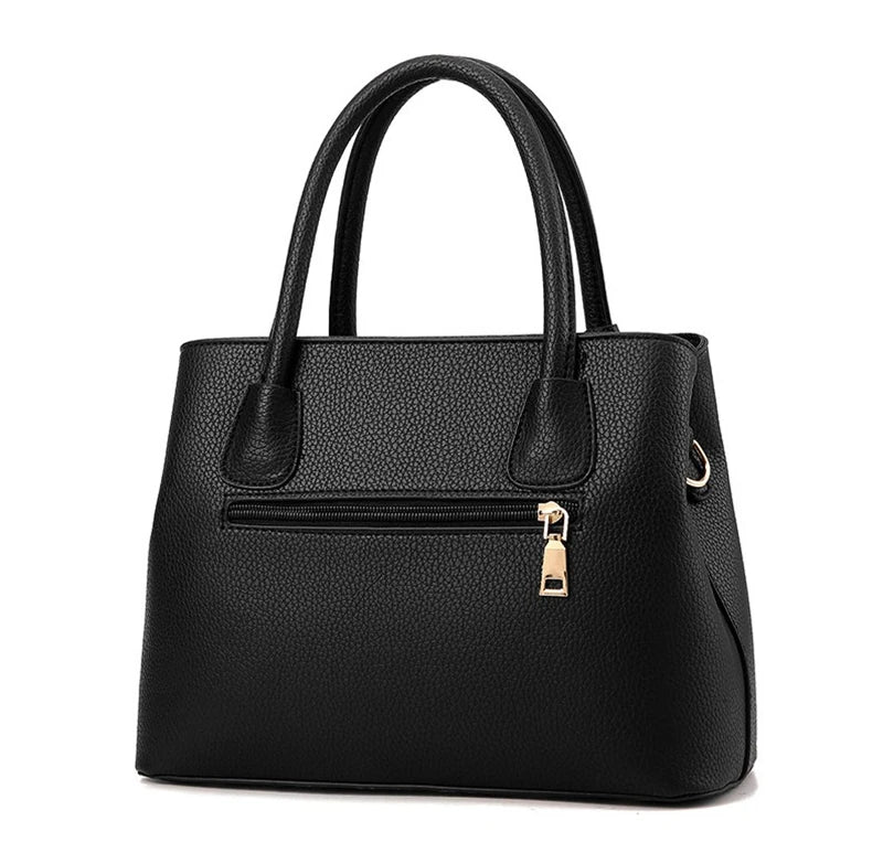 Veliora Patent Finish Large Capacity Tote Bag