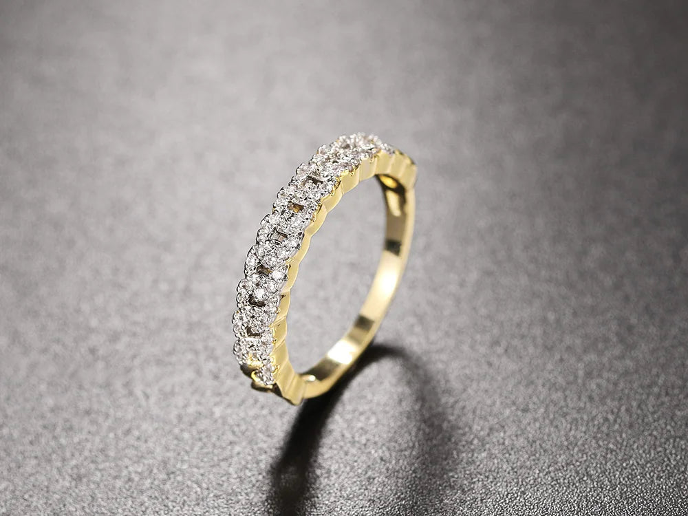 Veliora Iced Zircon Stack Ring ✨