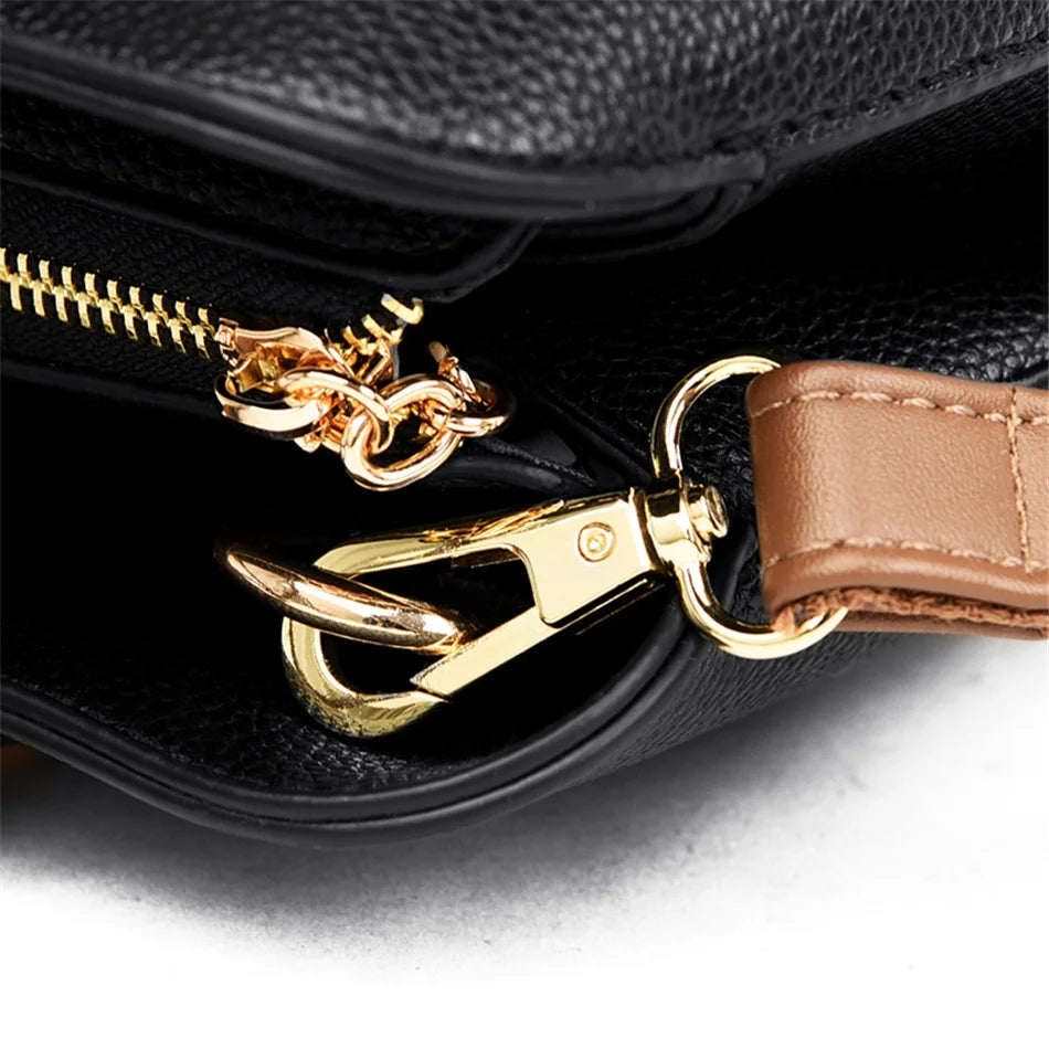 Veliora Double Layer Luxury Leather Tote Bag 👜