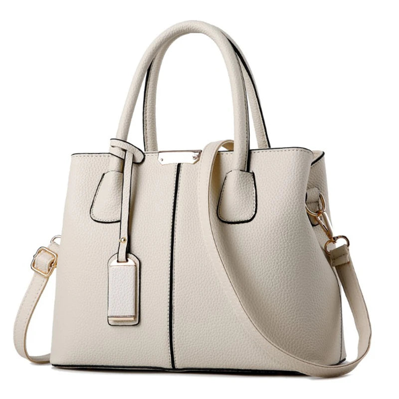 Veliora Patent Finish Large Capacity Tote Bag