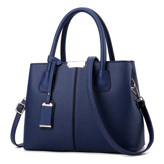 Veliora Patent Finish Large Capacity Tote Bag