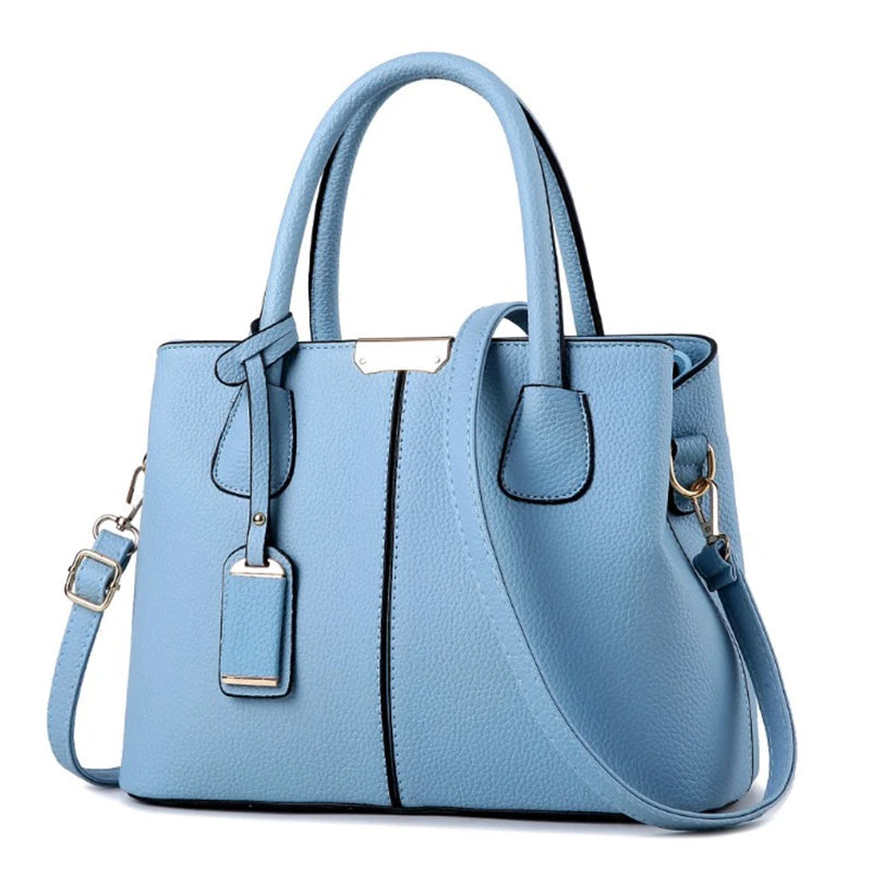Veliora Patent Finish Large Capacity Tote Bag