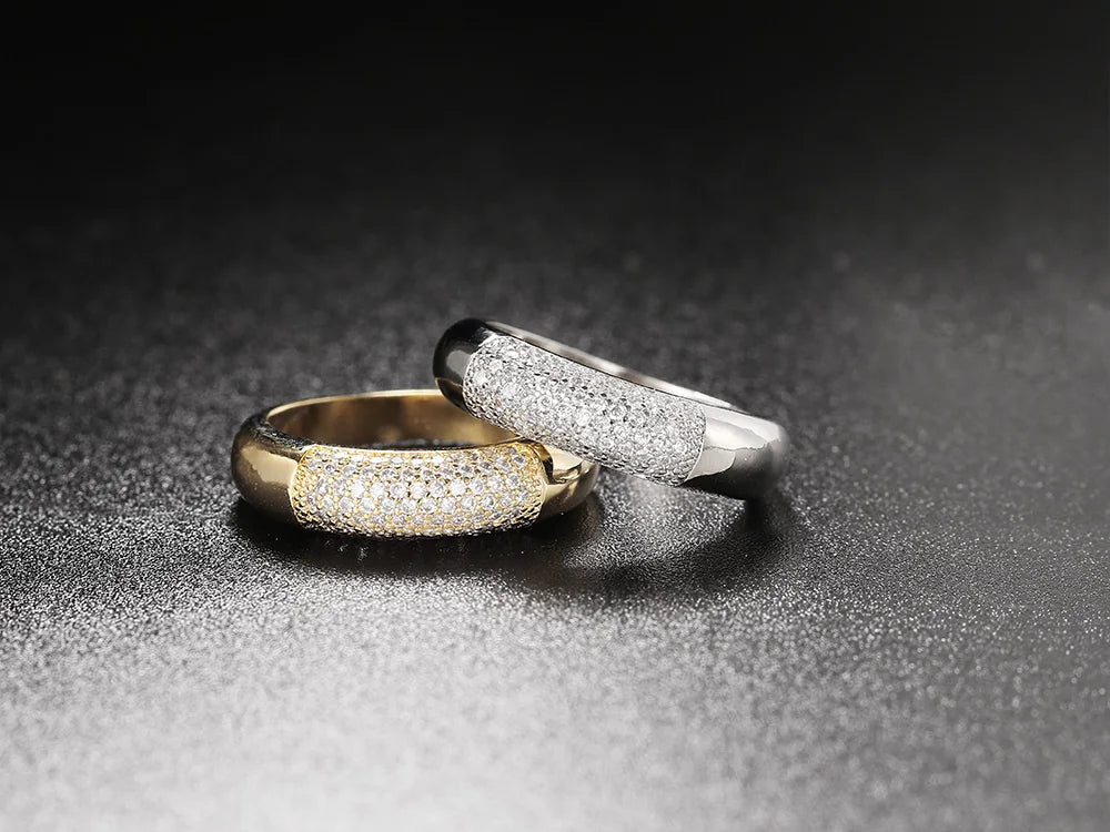 Veliora Iced Zircon Stack Ring ✨