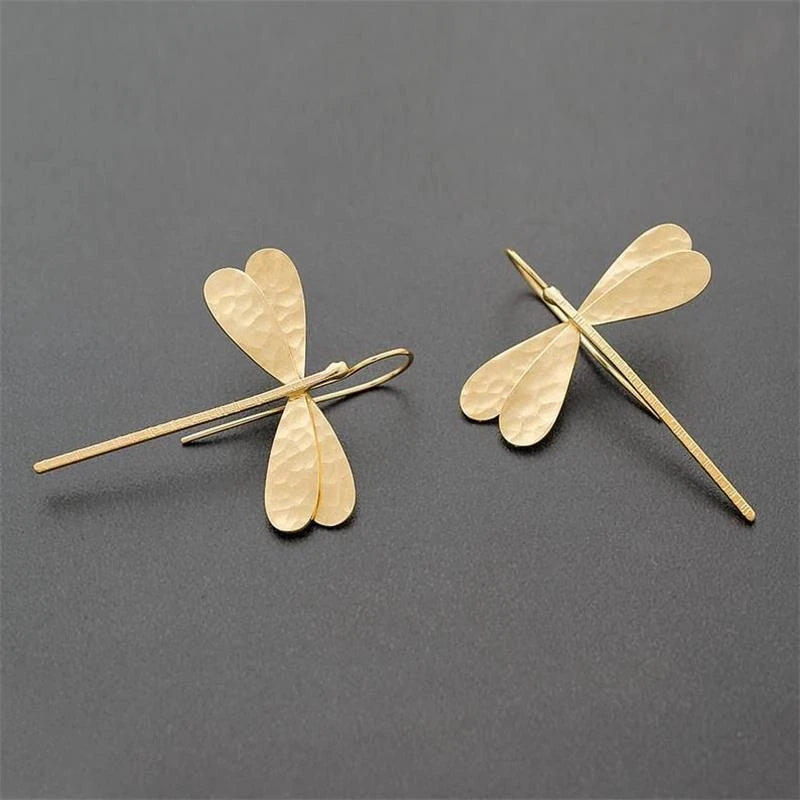Veliora Dragonfly Drop Earrings ✨