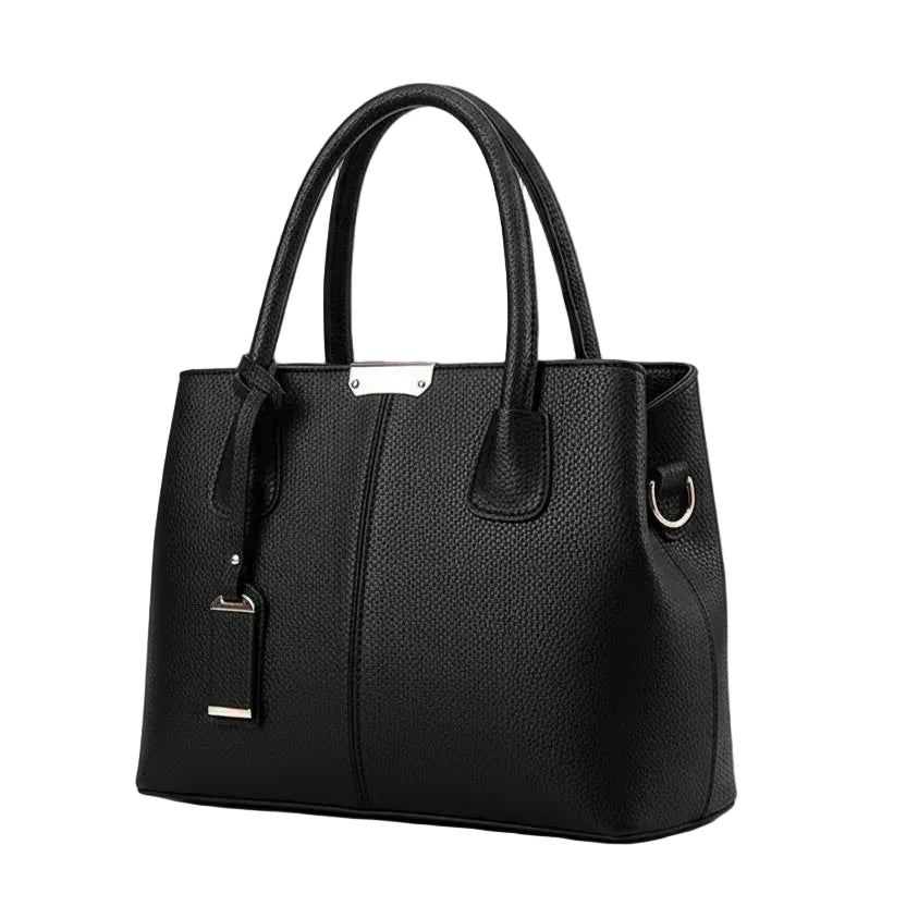 Veliora Patent Finish Large Capacity Tote Bag