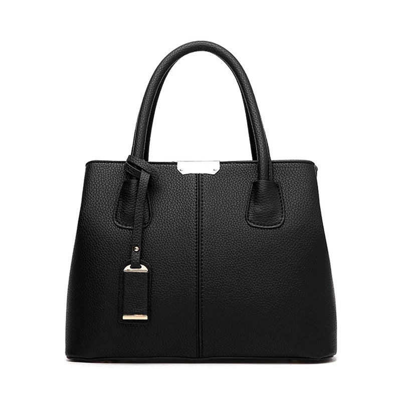 Veliora Patent Finish Large Capacity Tote Bag