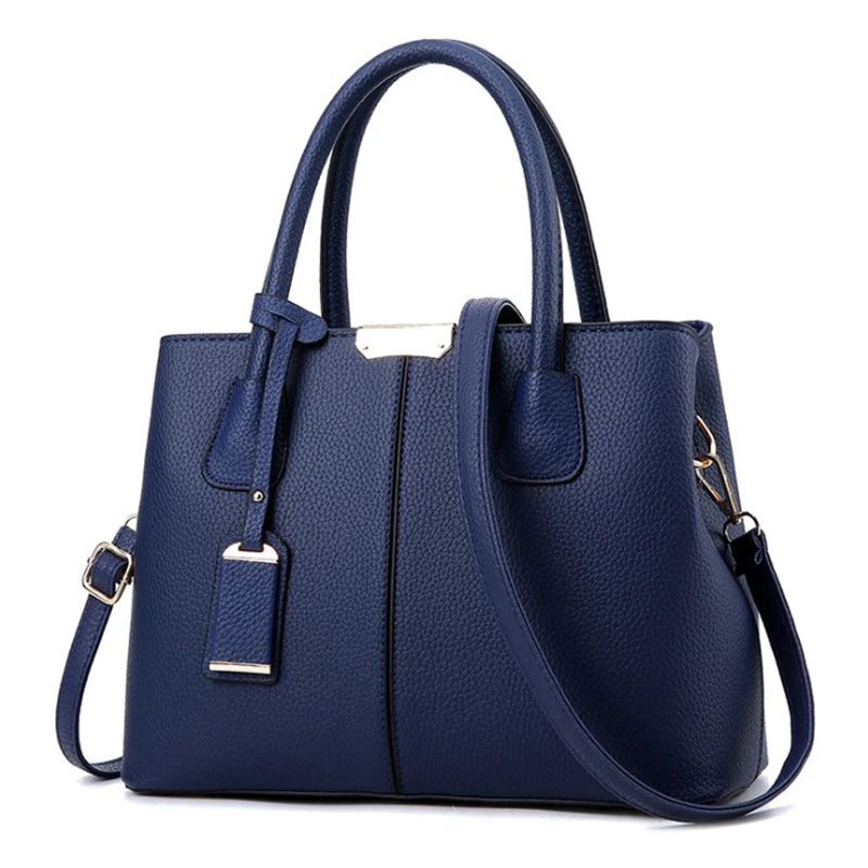 Veliora Patent Finish Large Capacity Tote Bag
