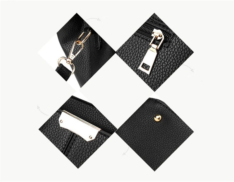 Veliora Patent Finish Large Capacity Tote Bag