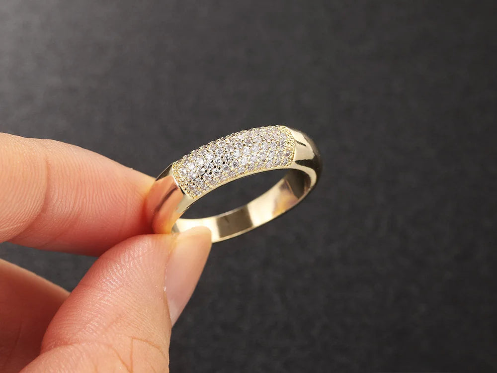 Veliora Iced Zircon Stack Ring ✨