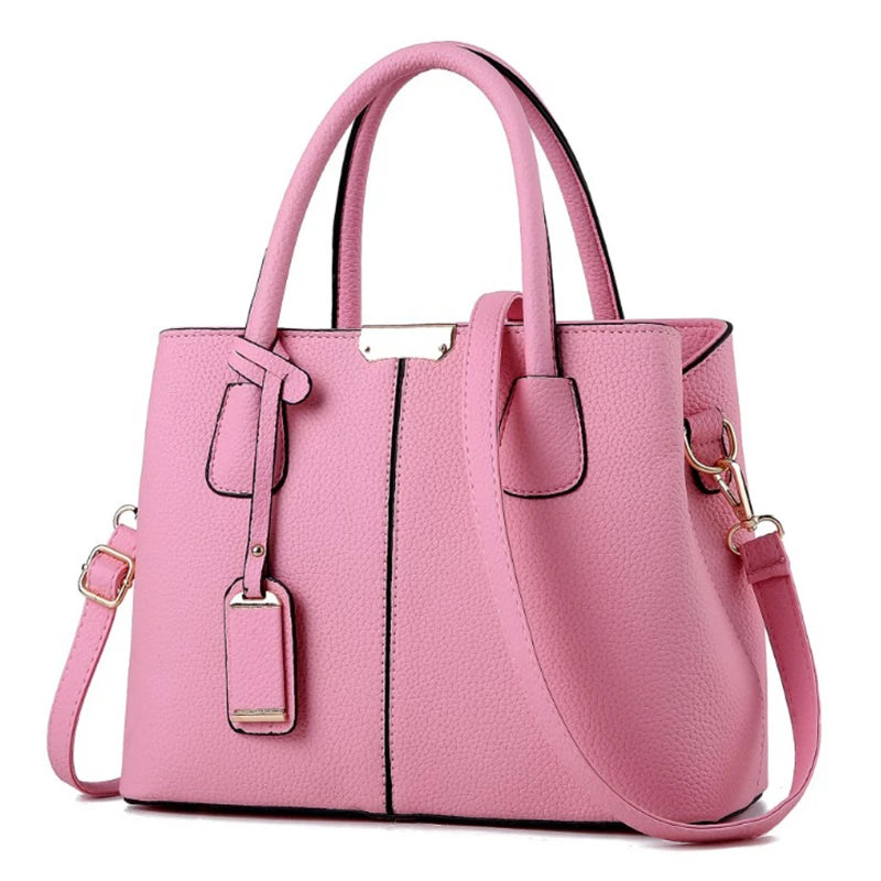 Veliora Patent Finish Large Capacity Tote Bag