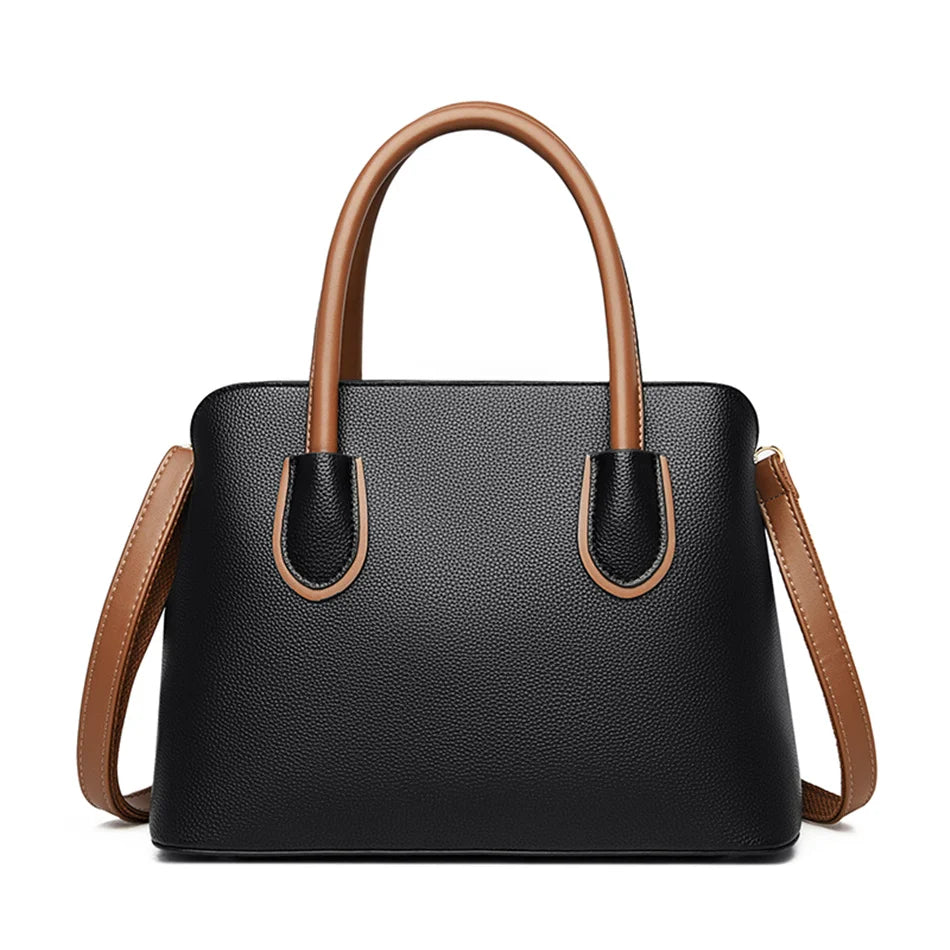 Veliora Double Layer Luxury Leather Tote Bag 👜