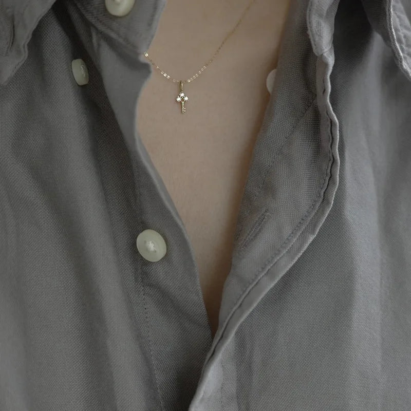 Zircon Key Necklace