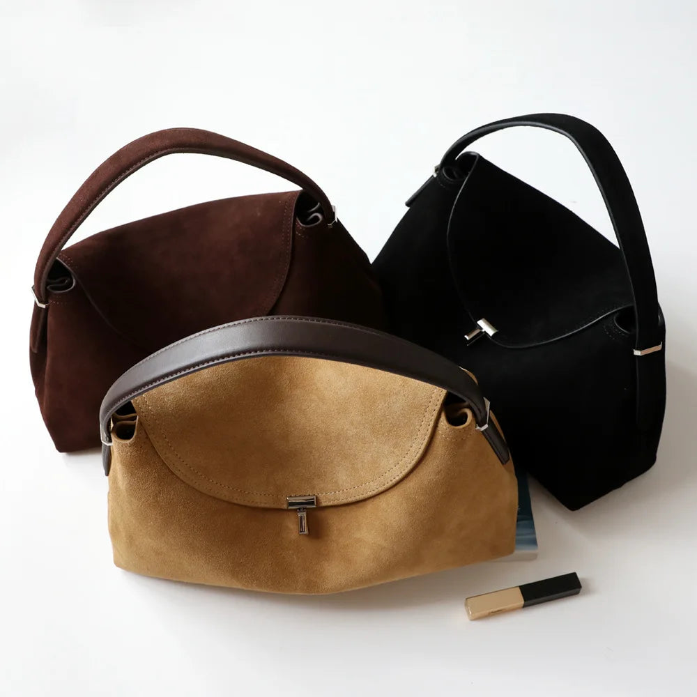 Veliora Heritage Satin Leather Shoulder Bag 👜