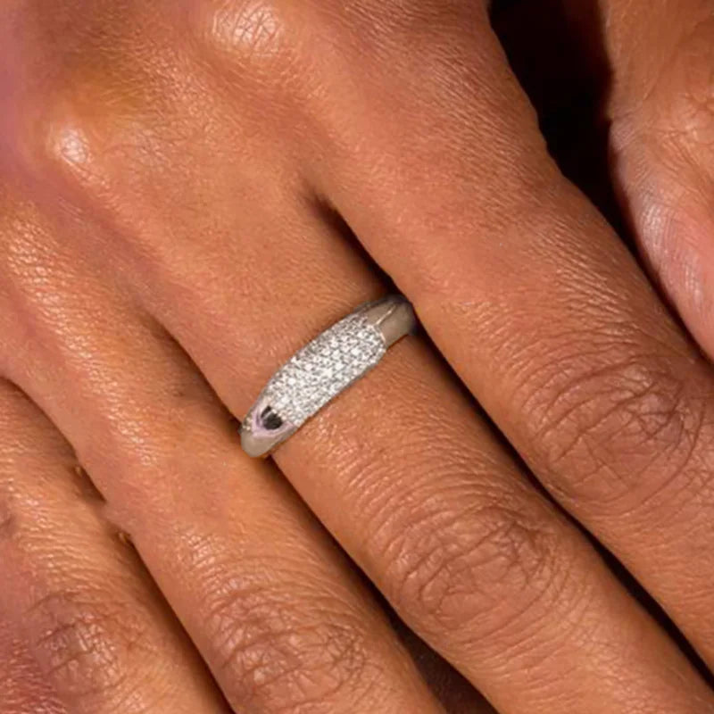 Veliora Iced Zircon Stack Ring ✨