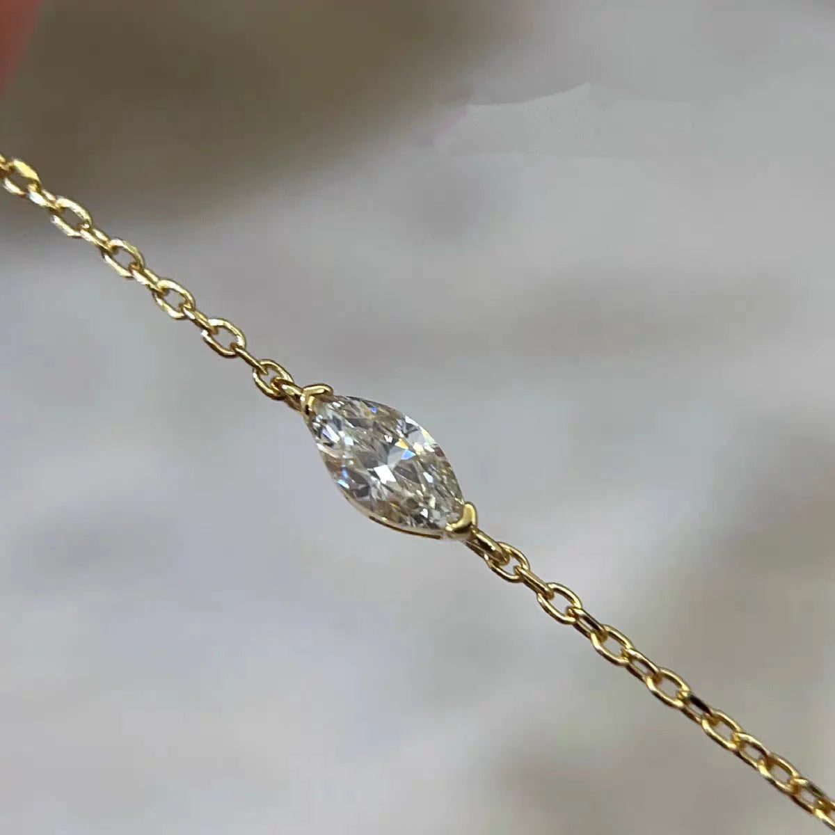 Geometric Zircon Bracelet