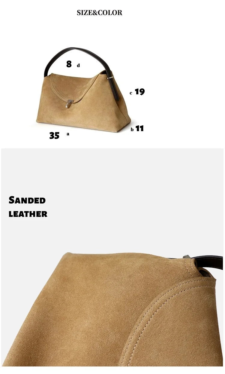 Veliora Heritage Satin Leather Shoulder Bag 👜