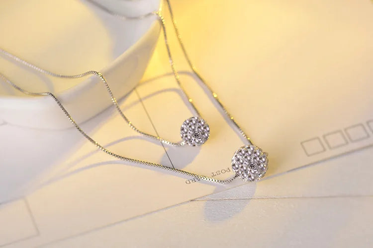 Veliora Double Layer Zircon Necklace