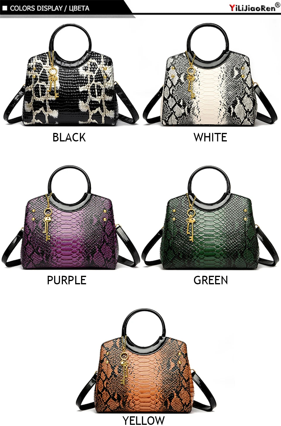 Veliora Crocodile Luxe Tote Bag