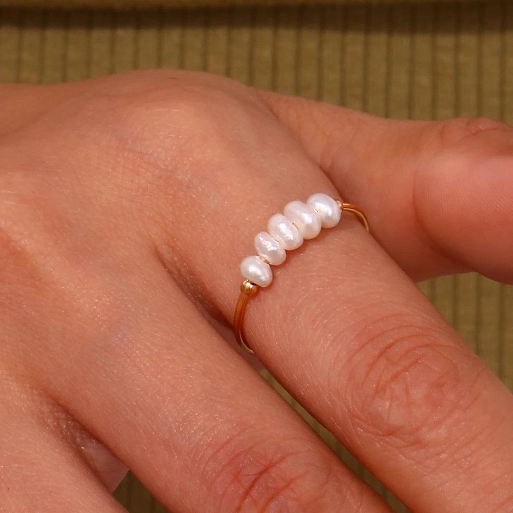 Veliora Pearl Muse Ring ✨