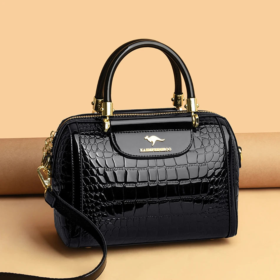 Veliora Crocodile Luxe Tote Bag