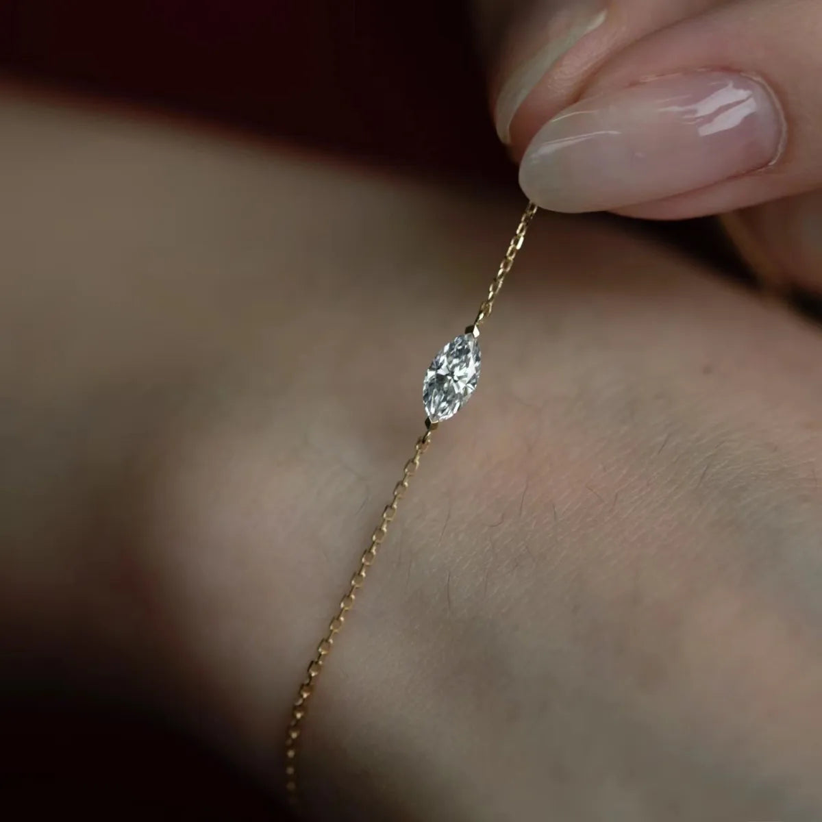 Geometric Zircon Bracelet