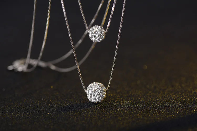 Veliora Double Layer Zircon Necklace