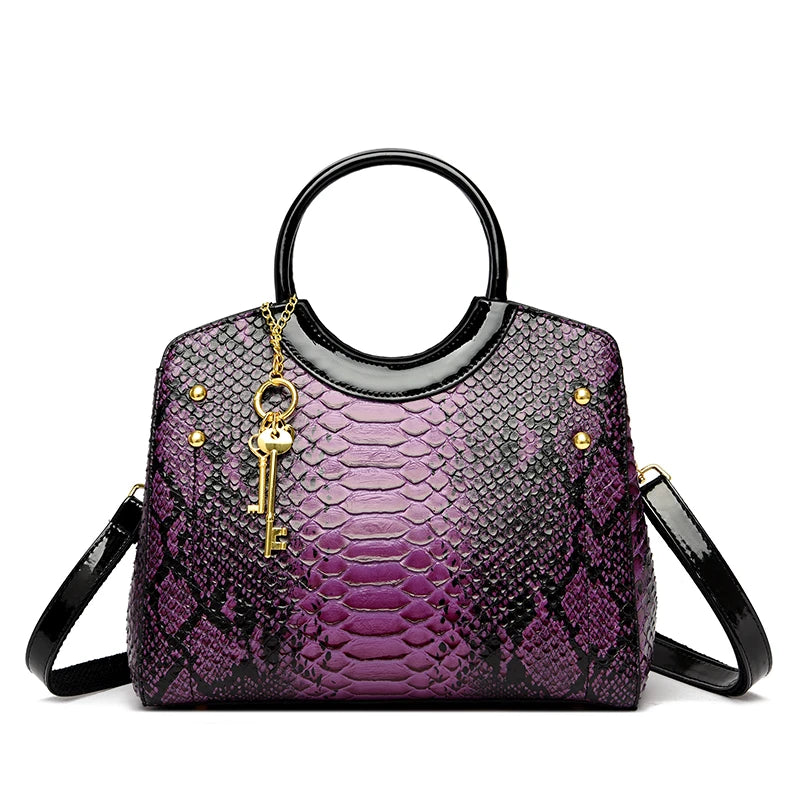 Veliora Crocodile Luxe Tote Bag