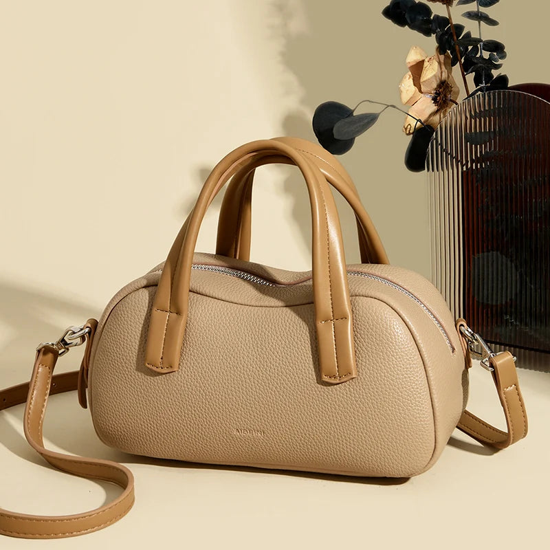 Veliora Soft Leather Designer Shoulder Bag 👜