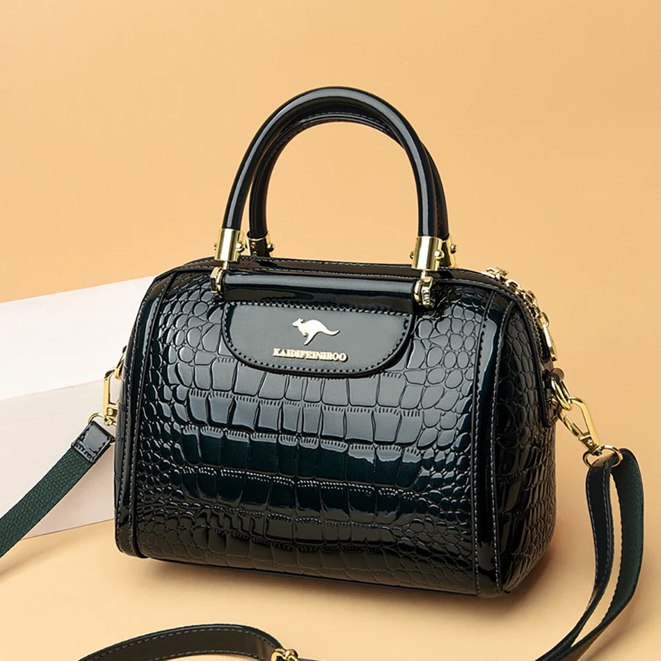 Veliora Crocodile Luxe Tote Bag