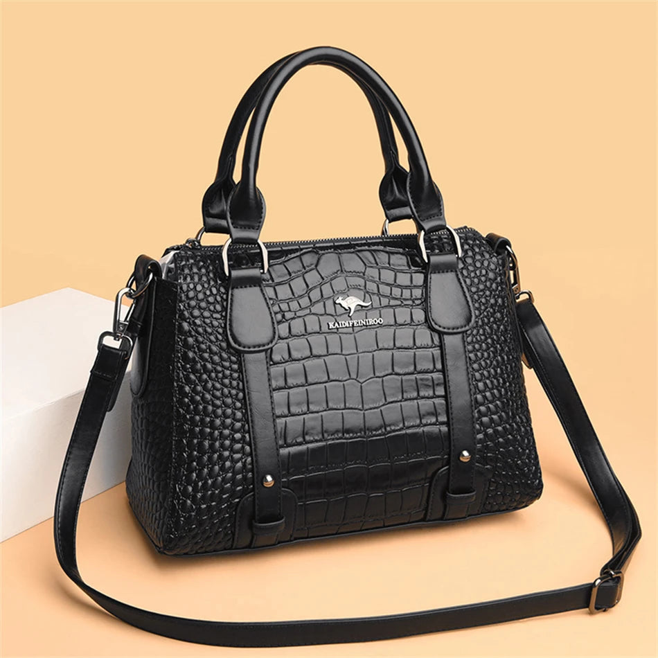 Veliora Luxury Soft Leather Crossbody Bag 👜