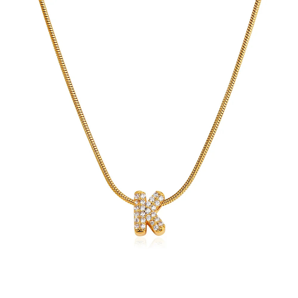 Veliora Signature Initial Necklace ✨