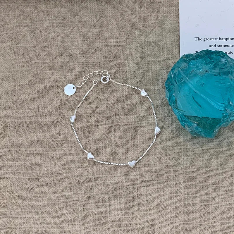 Love Heart Bead Bracelet