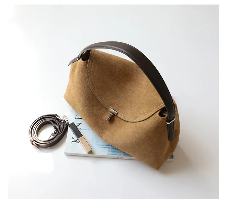 Veliora Heritage Satin Leather Shoulder Bag 👜