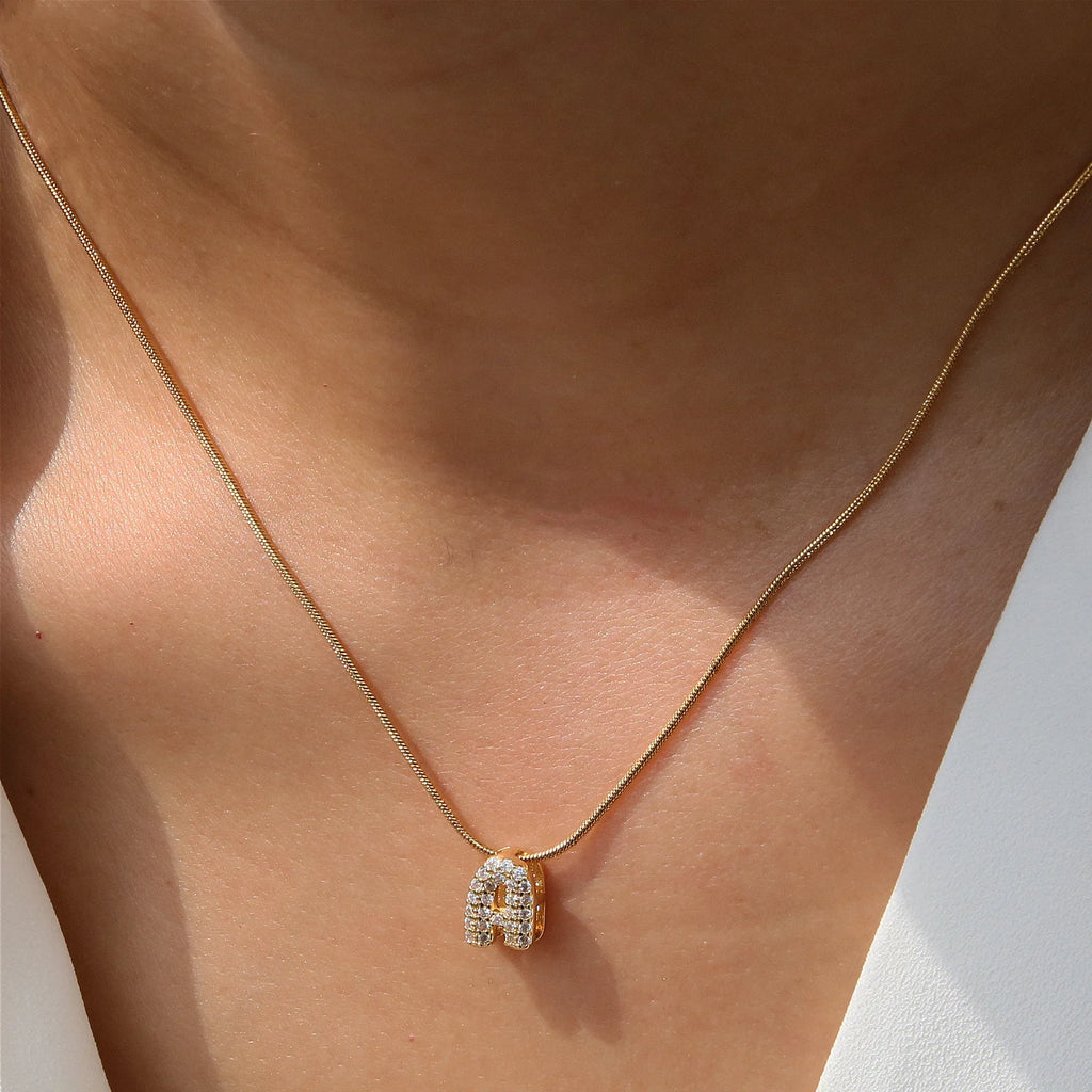 Veliora Signature Initial Necklace ✨