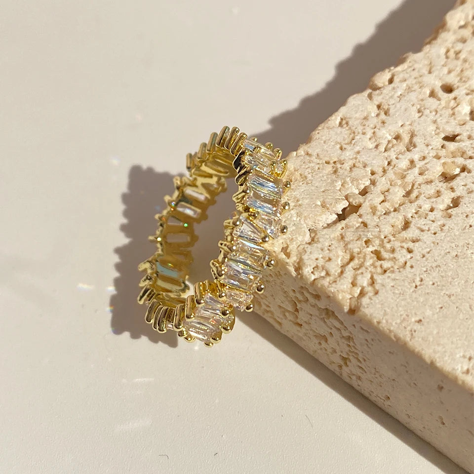Veliora Baguette CZ Statement Ring ✨