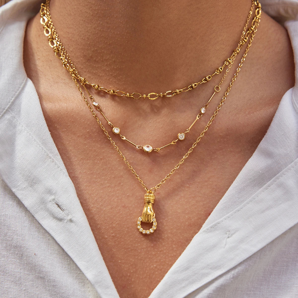 Veliora Lumière Zircon Necklace