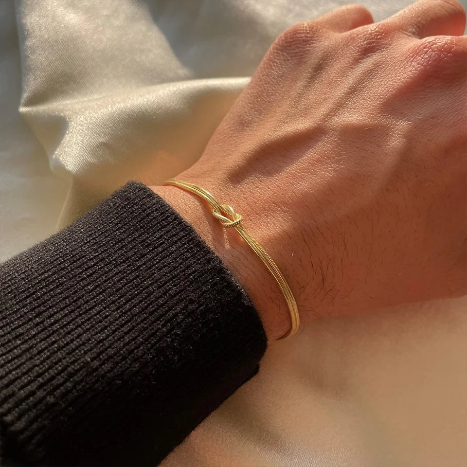 Veliora Gold Snake Chain Bracelet ✨