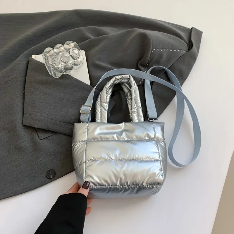 Veliora Puffy Quilted Shoulder Bag – Large Capacity