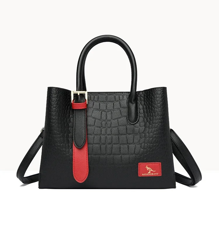 Veliora Monarch Croc Leather Tote