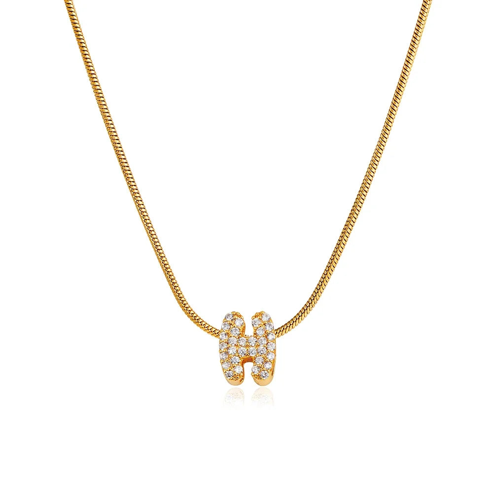 Veliora Signature Initial Necklace ✨