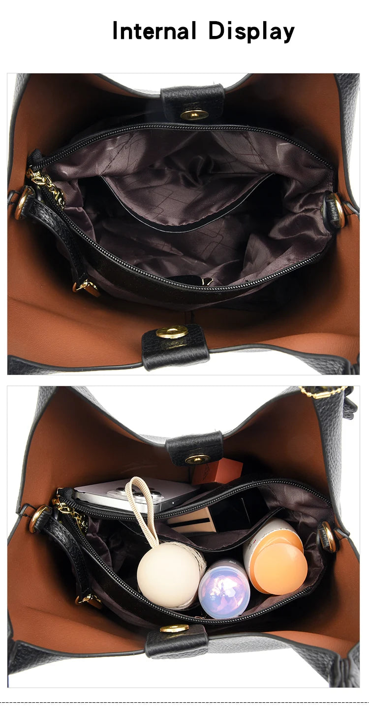 Veliora Vintage Soft Leather Shoulder Bag 👜