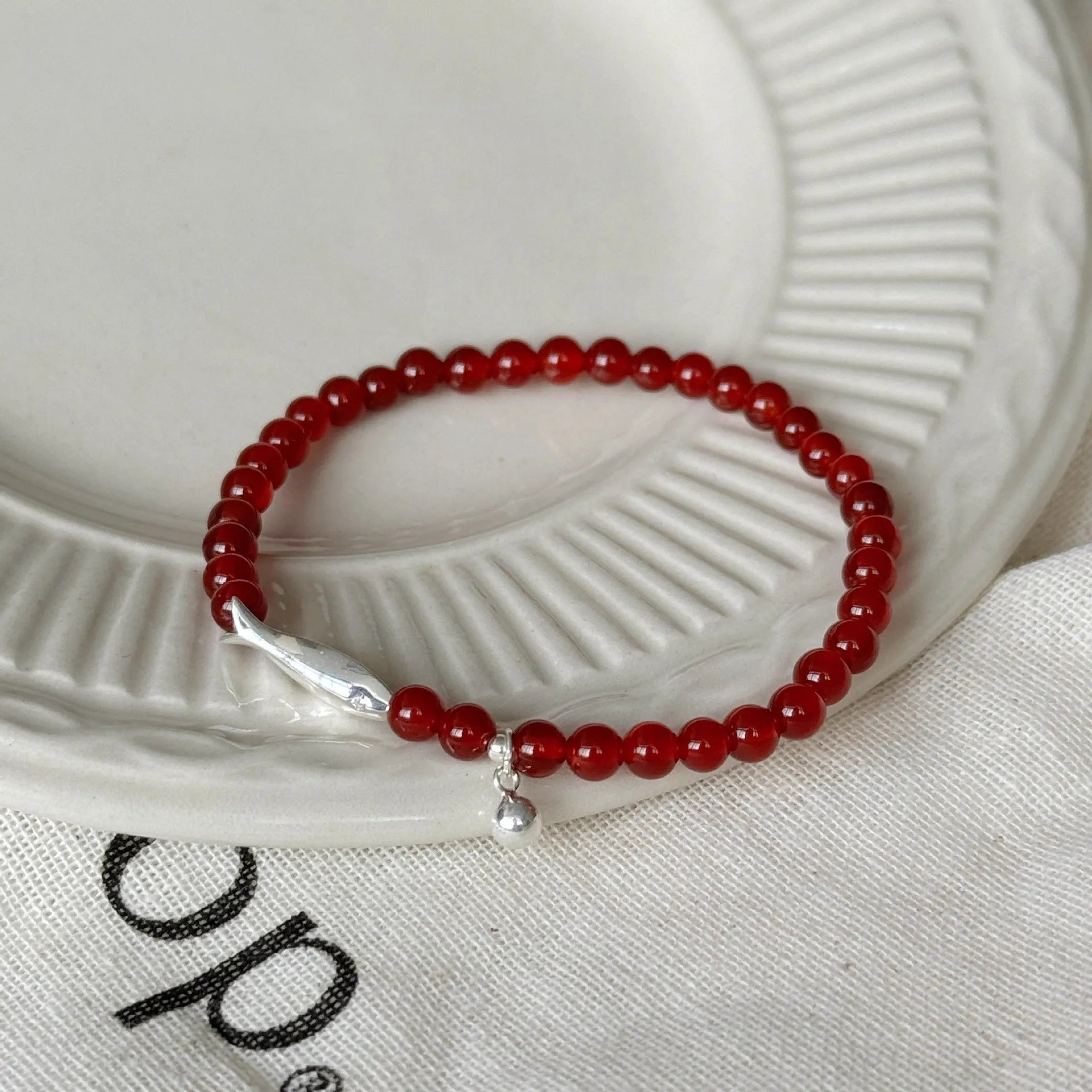 Love Heart Bead Bracelet