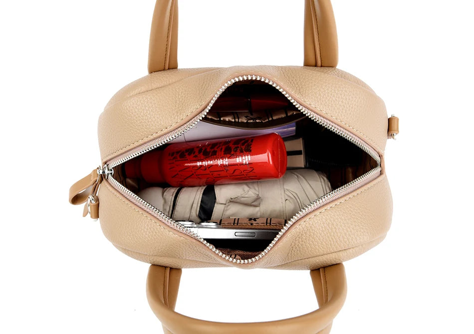 Veliora Soft Leather Designer Shoulder Bag 👜