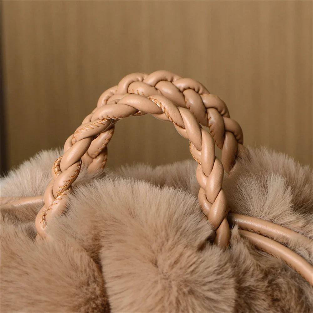 Veliora Pumpkin Plush Crossbody Bag – Cute Tote