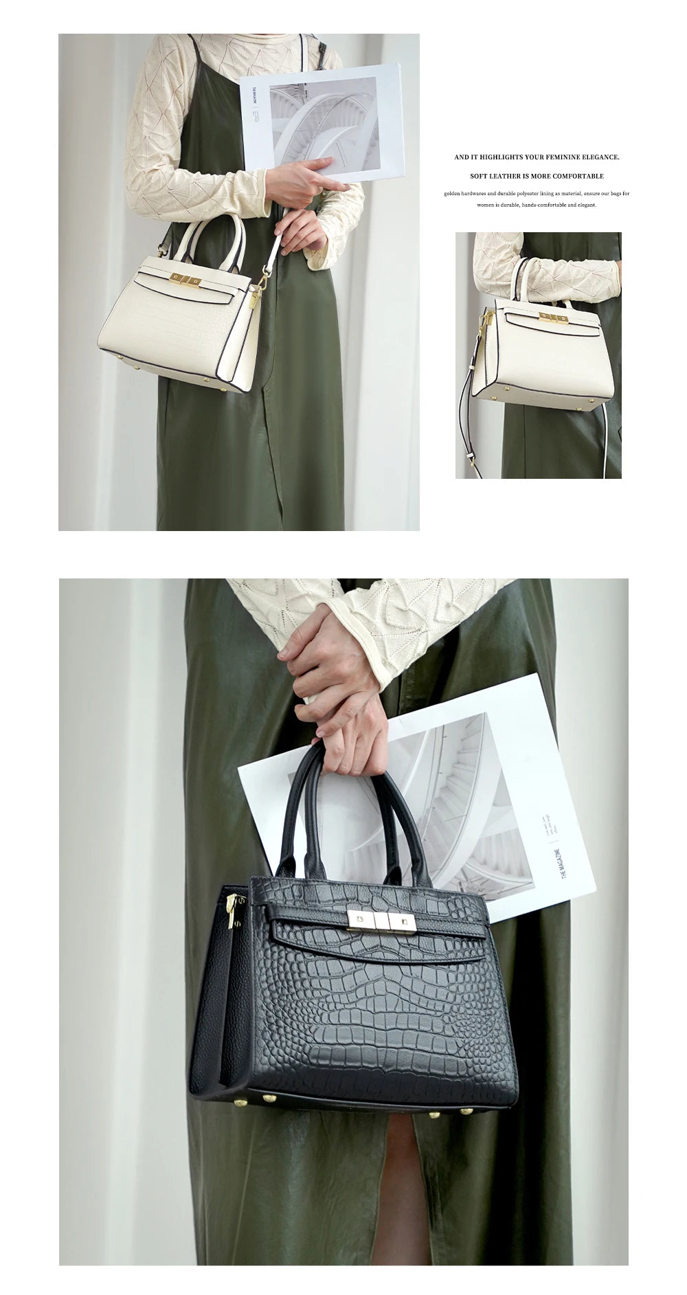 Veliora Heritage Leather Work Bag